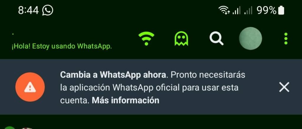 Hay que tener cuidado a la hora de realizar la sincronización de WhatsApp Plus si no te pueden bloquear tu cuenta